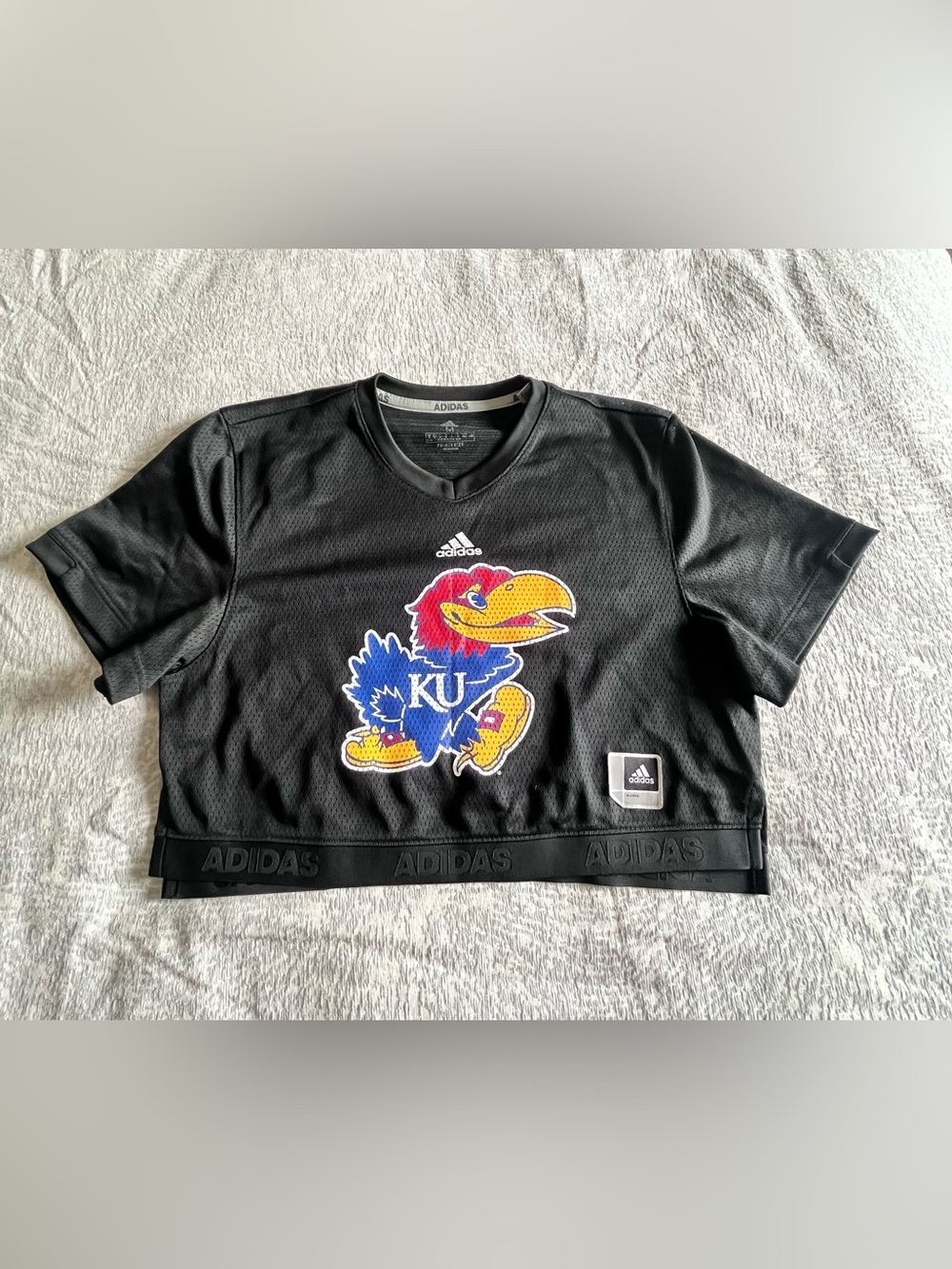 adidas Black Performance Crewneck with Subtle Logo
